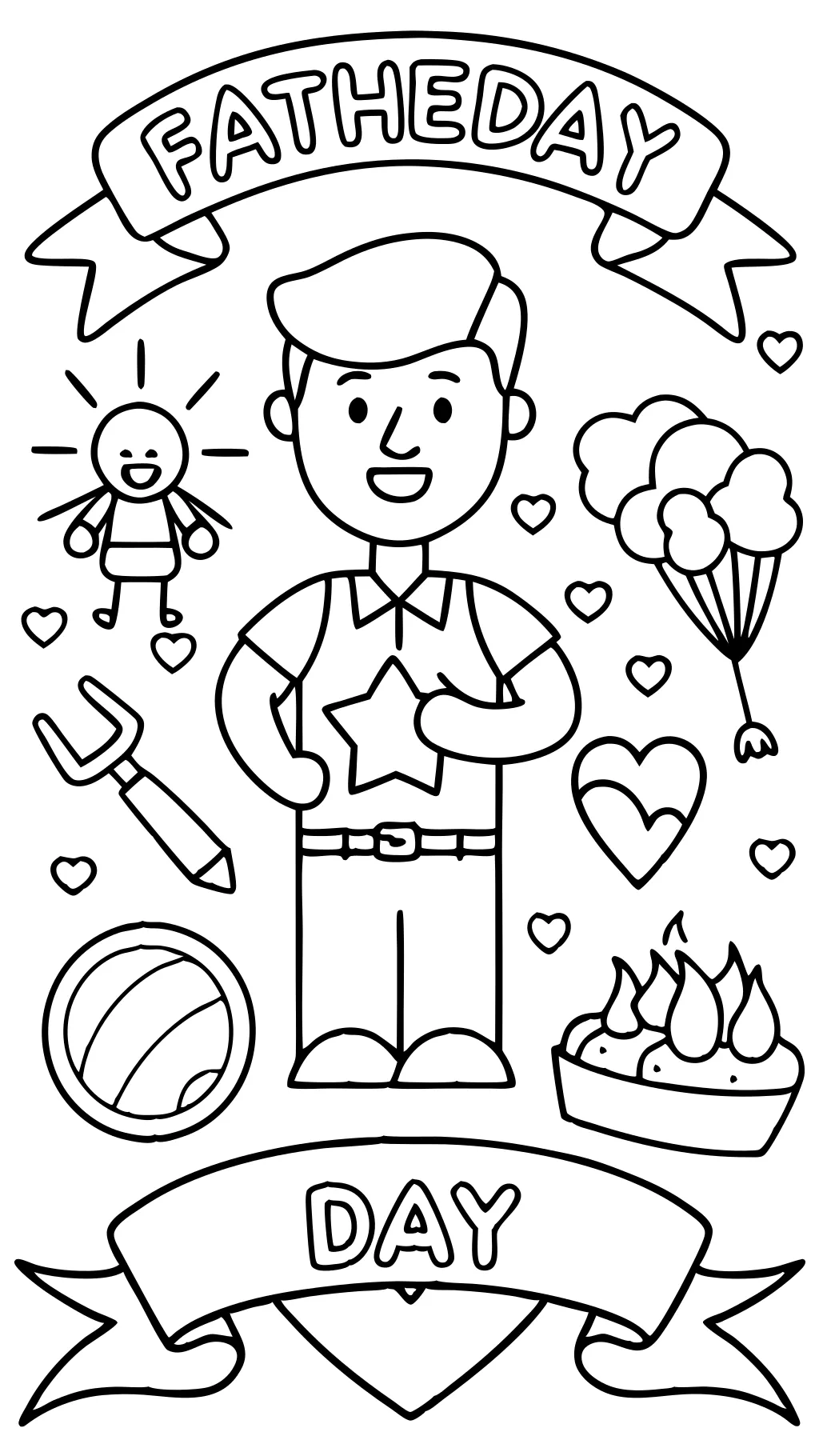 father day coloring pages